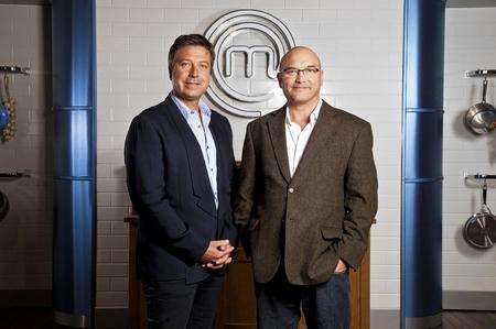 Masterchef presenters John Torode, left, and Gregg Wallace. Picture: PA Photo/BBC/Shine TV.