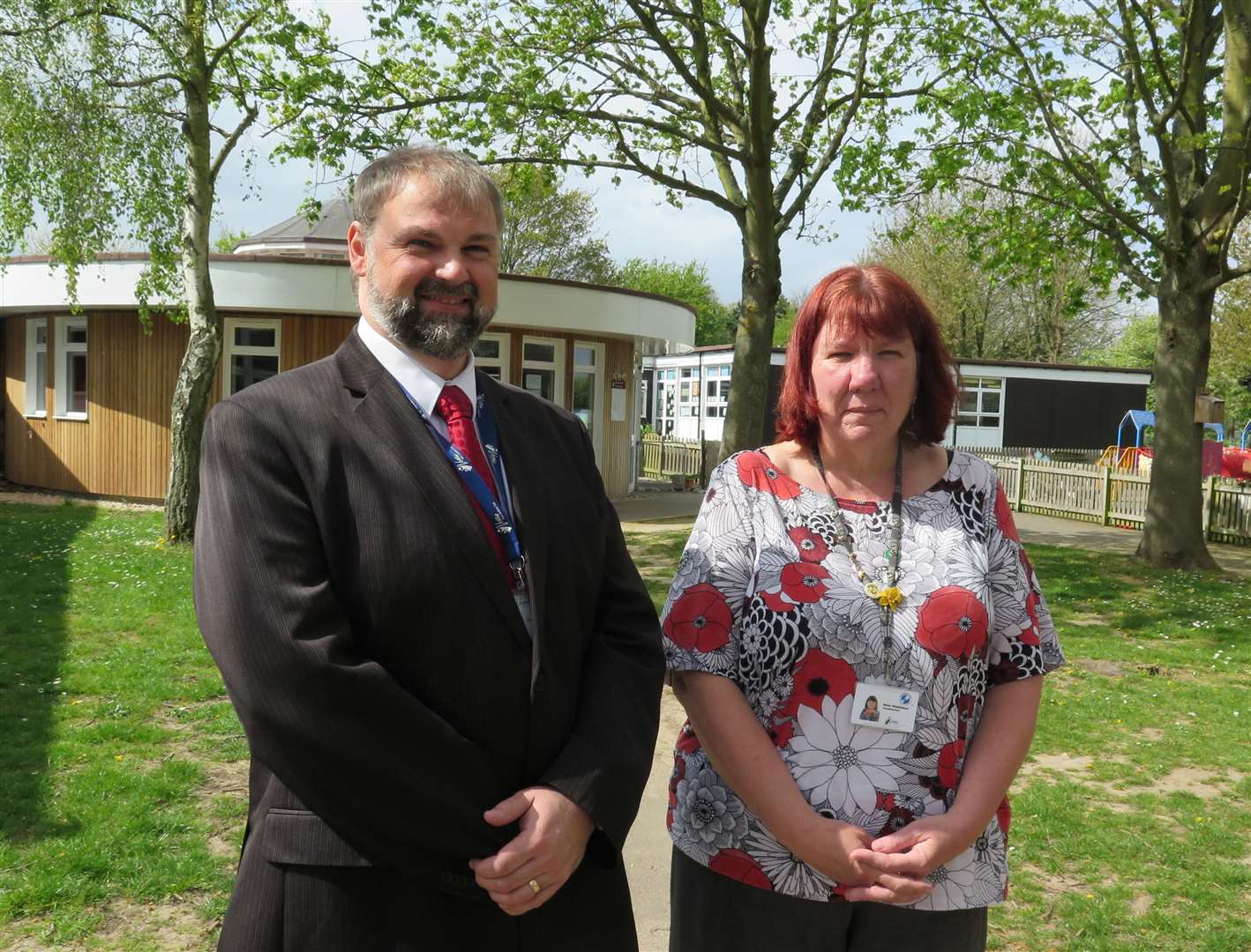 Pilgrims' Way Primary School executive head Graham Chisnell and head teacher Anne-Marie Middleton