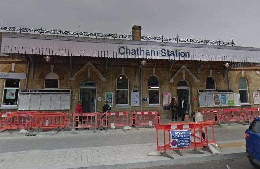 A tree which had fallen on Chatham Railway Station has caused delays