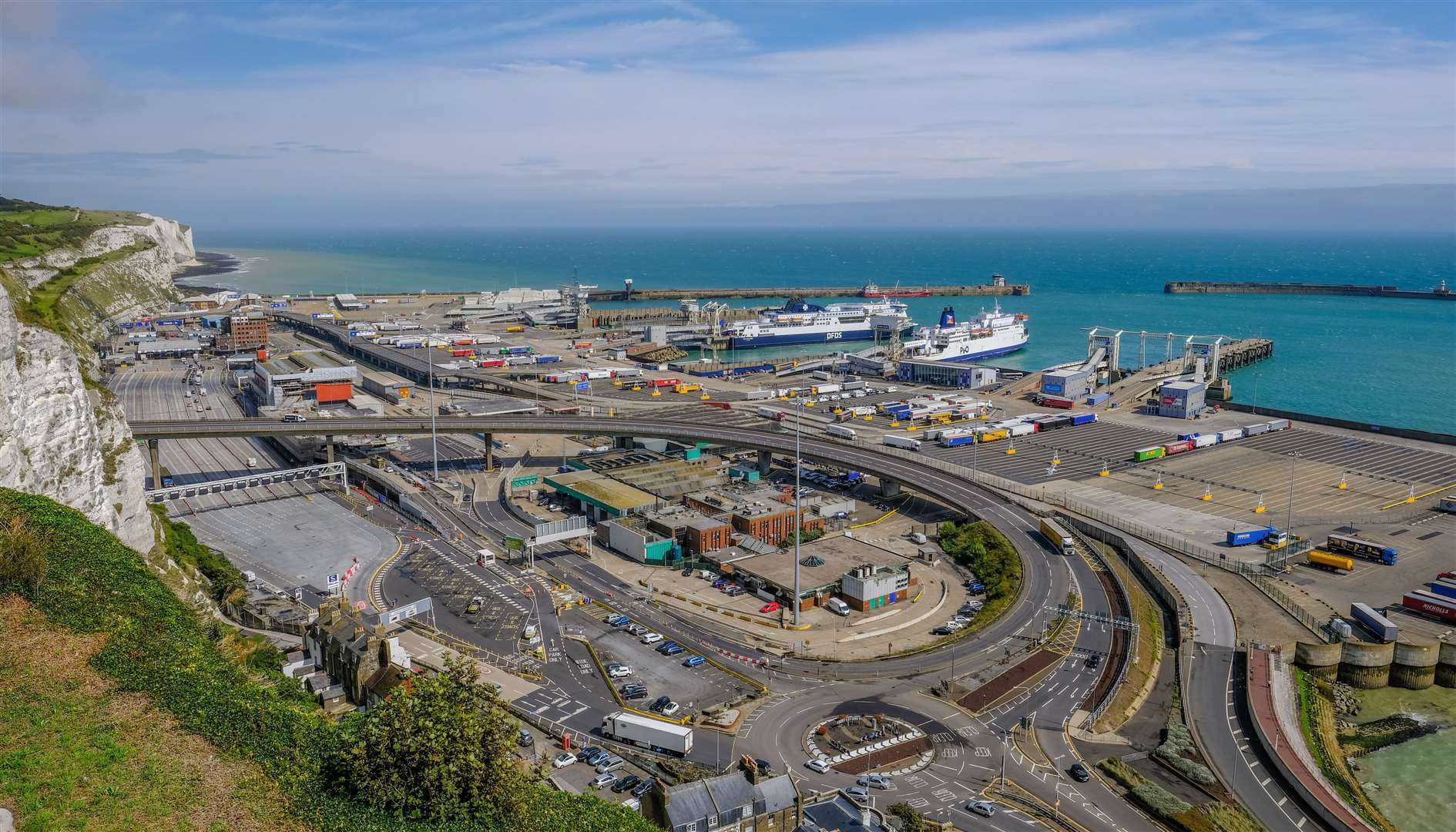 The Port of Dover is on course to reach Net Zero (including direct emissions and purchased energy) by 2025. Credit: Shutterstock