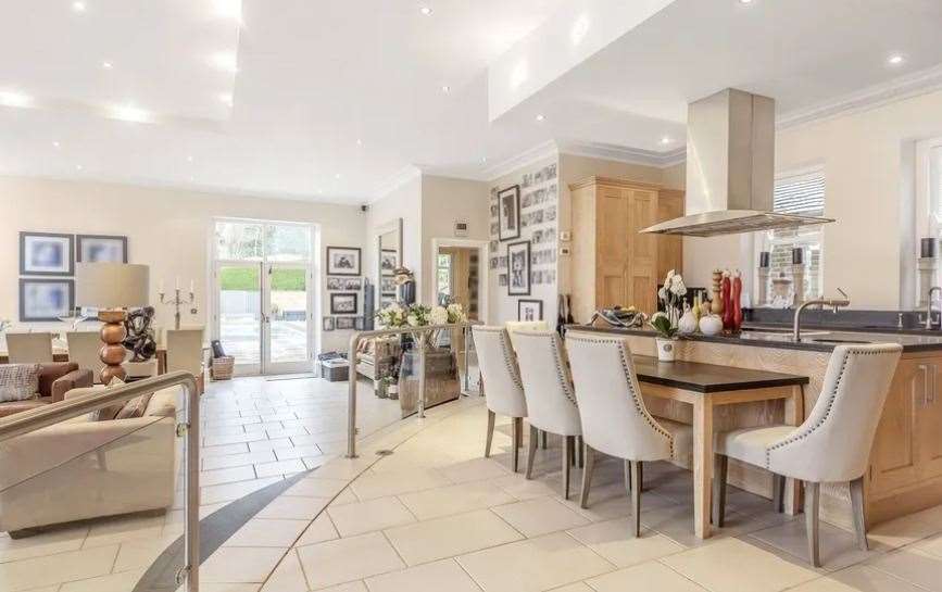 The kitchen also includes a breakfast room and family room. Picture: Savills