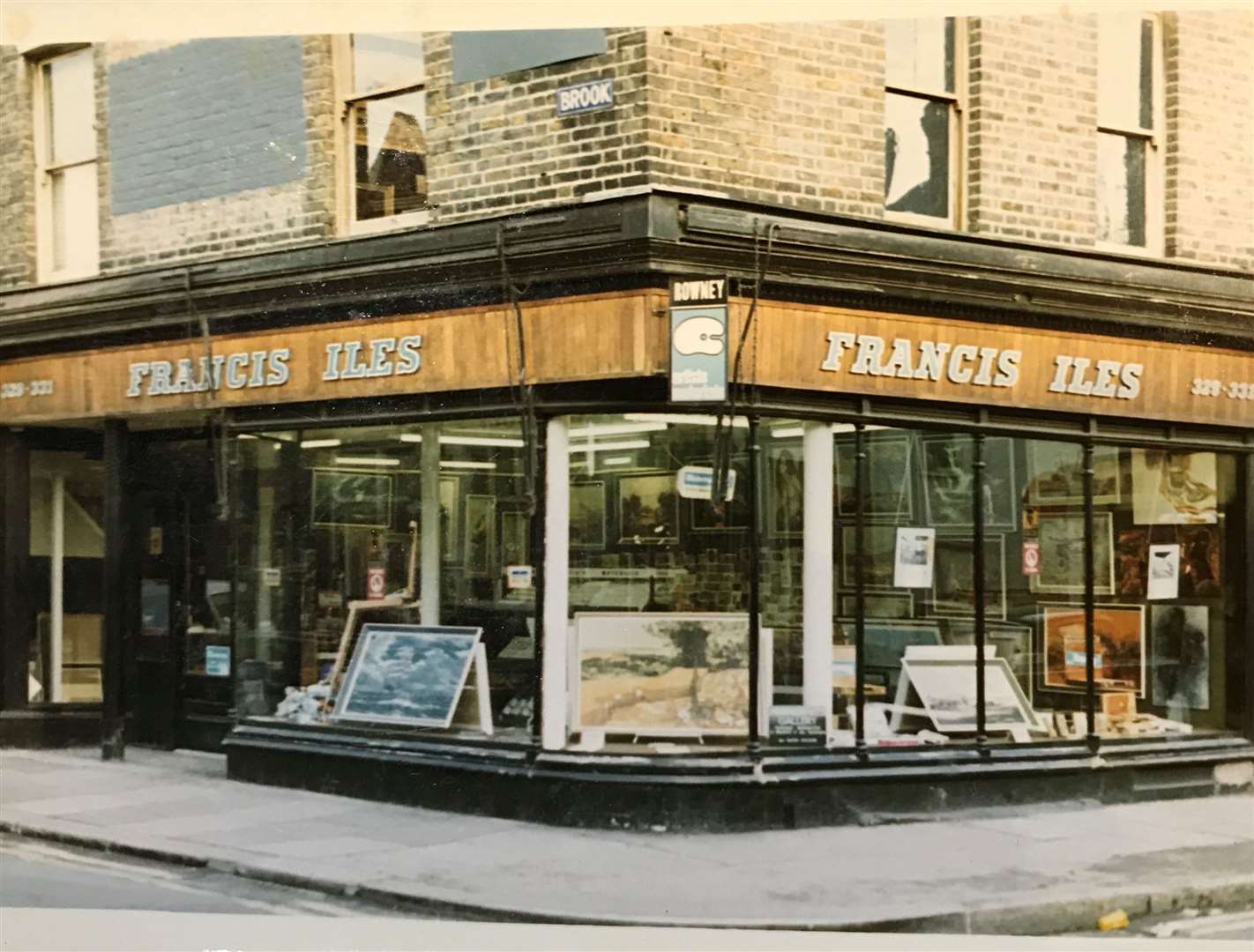 Francis Iles art shop and gallery in The Brook, Chatham