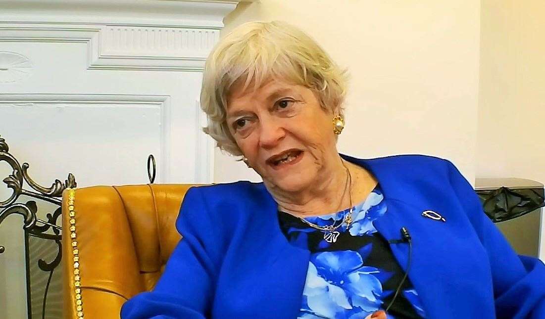 Ann Widdecombe will be talking to audiences in Kent (9396662)
