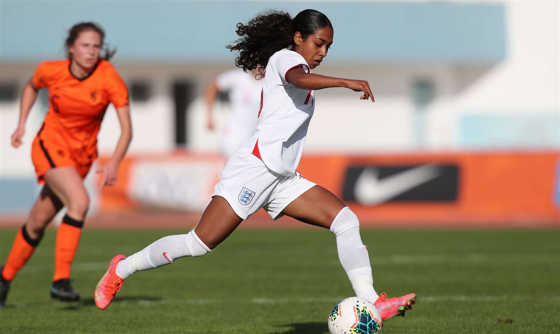 England and Chelsea forward Reanna Blades: "The school recognised my talent and put me forward to play professionally."