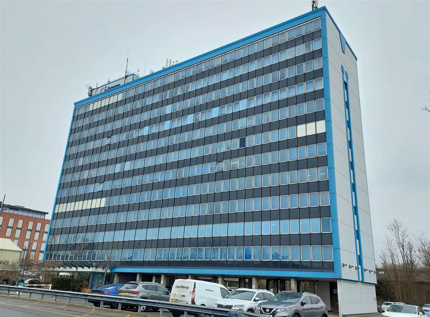 Ashford Borough Council is to consider relocating its headquarters to International House, Ashford, pictured here in March 2023