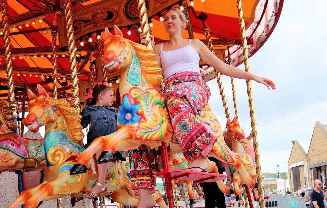 There will be a traditional carousel for families to enjoy. Picture: Historic Dockyard Chatham