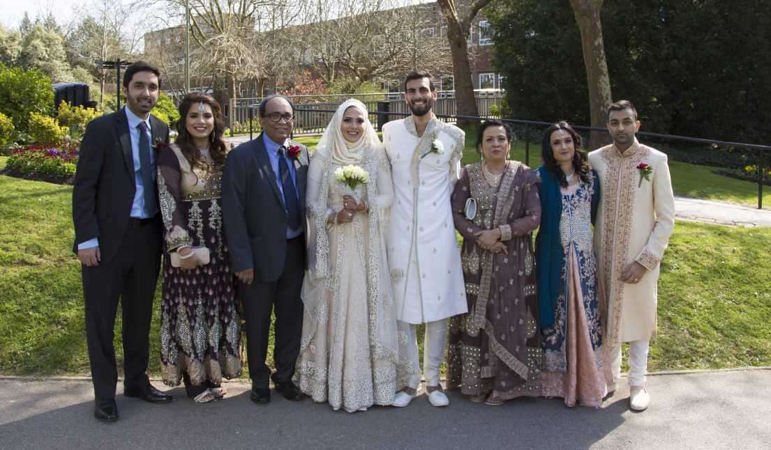 Family man Dr Rahman at his youngest daughter’s wedding