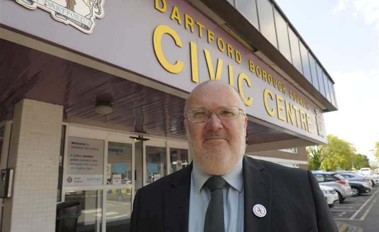Dartford council leader Jeremy Kite wants to work with the town council to see the project completed. Photo: Steve Crispe