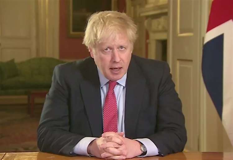 Prime Minister Boris Johnson will speak at 8pm tonight