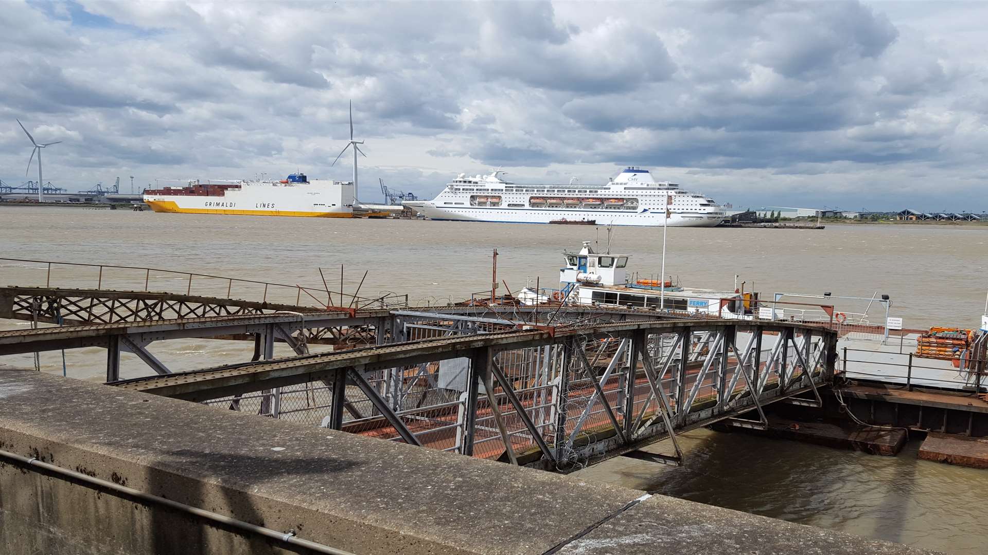 The ferry will use West Street Pier until Gravesend Town Pier is available