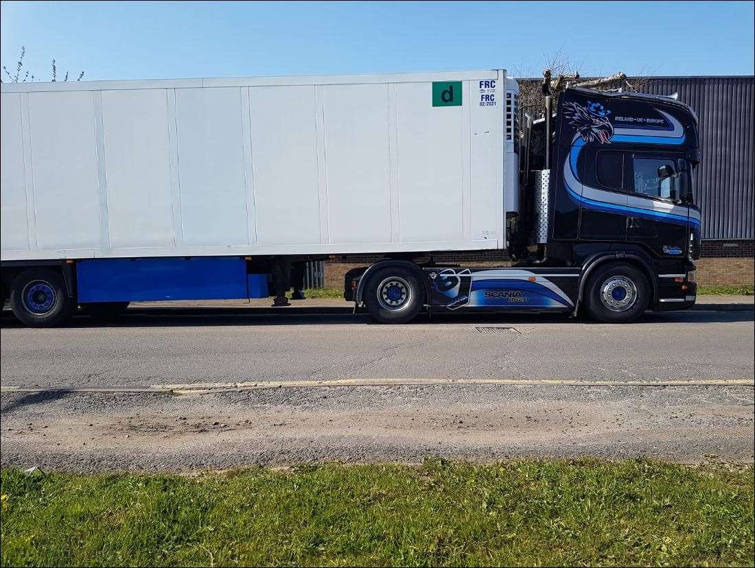 Bunce was driving a grape lorry from Rotterdam when he was stopped by NCA agents in Dover. Picture: NCA