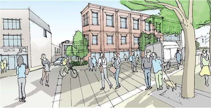 An artist’s impression of the proposed creative centre on Bench Street. Picture: Dover District Council