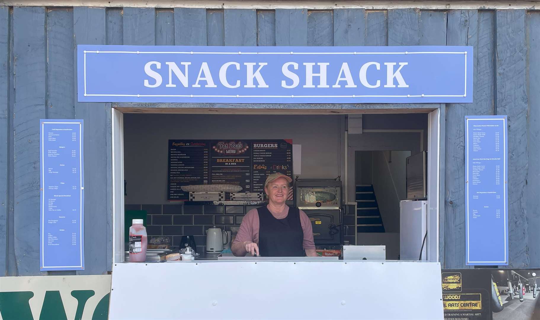 The Snack Shack sells a variety of hot and cold food right onto the high street