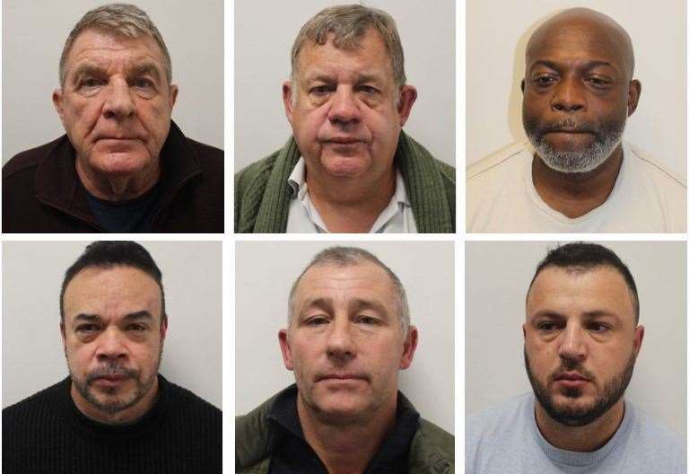 (From top left to bottom right) Terence Allen, Nigel Rogers, Frank Asante, Alexis Miranda, Daniel Oliver and Ermal Shtrezi. Picture: Met Police