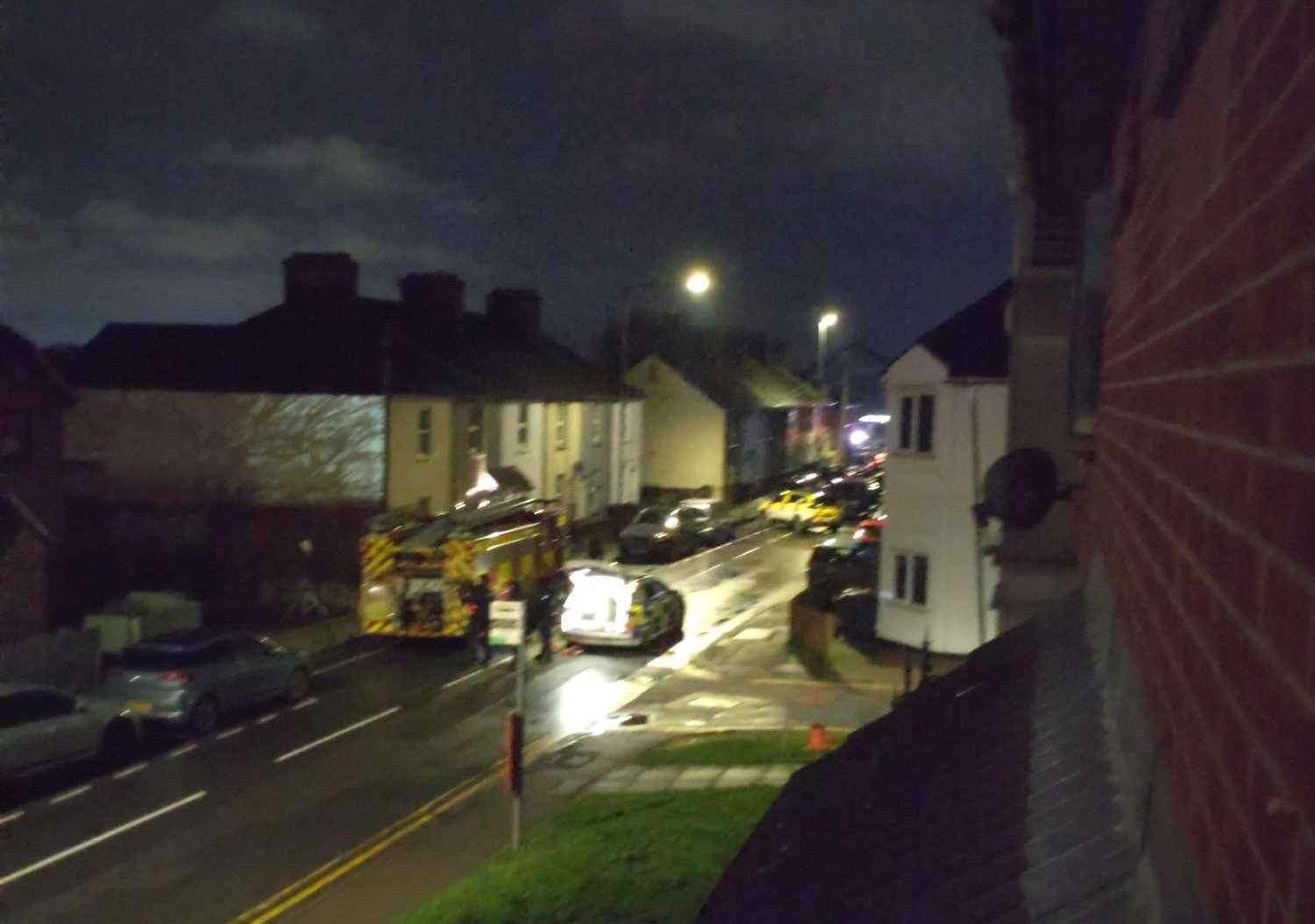 Parts of Holborough Road were closed. Picture: Bam Savage