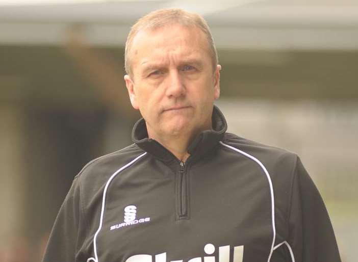 Dartford manager Tony Burman Picture: Steve Crispe