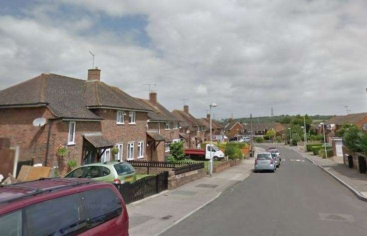 The incident happened in Reed Avenue, Canterbury. Pic: Google Street View (11306552)