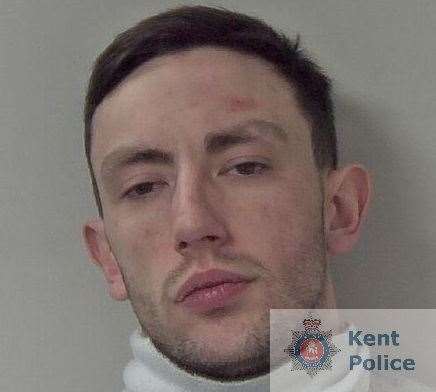 James Franklin, 27, of Spring Lane in Hythe, has been jailed for three years for a firearm offence and making threats to kill