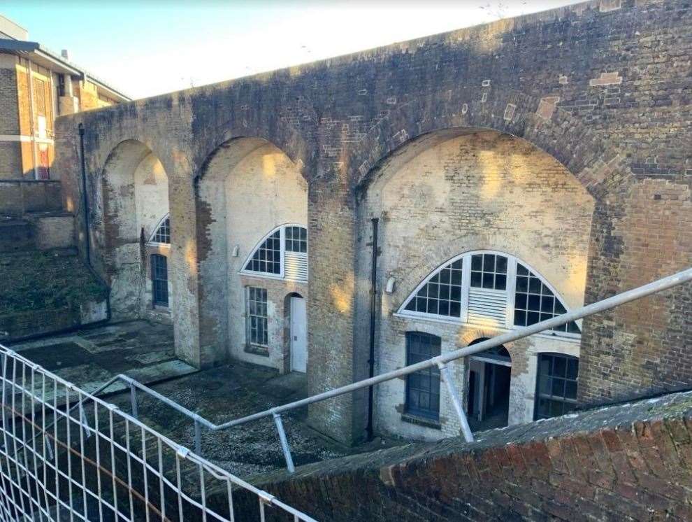 The casemates as they look now. Picture: Hollaway