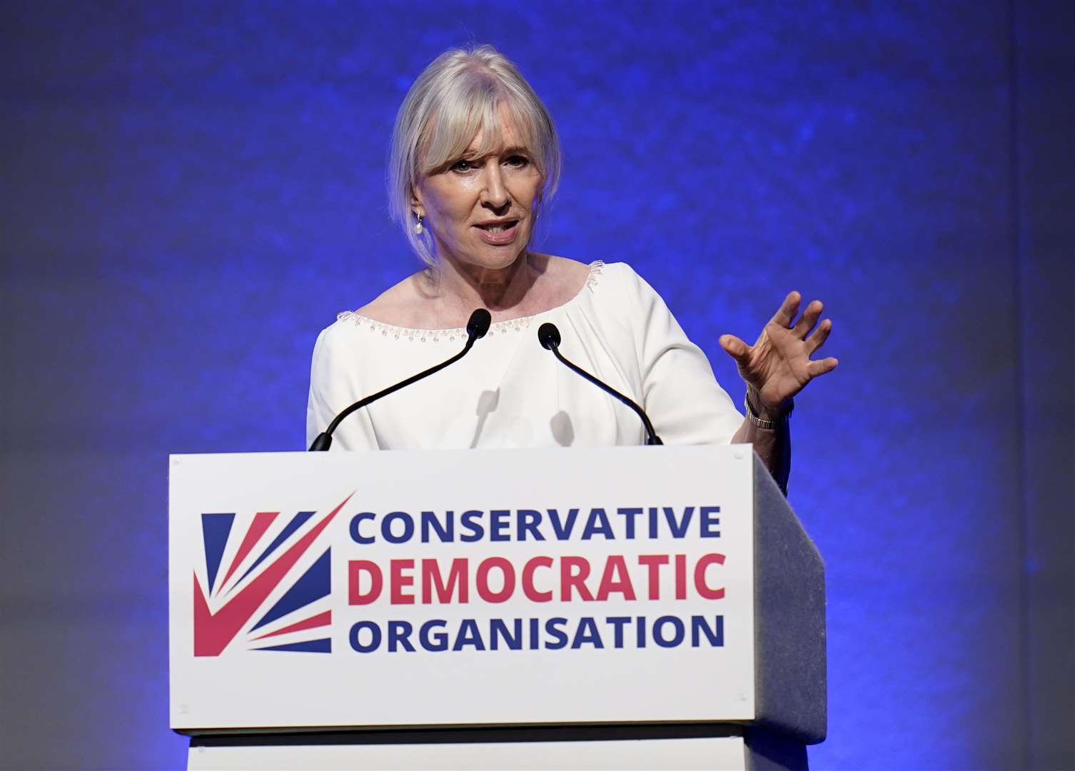 Nadine Dorries has also stood down as an MP (Andrew Matthews/PA)