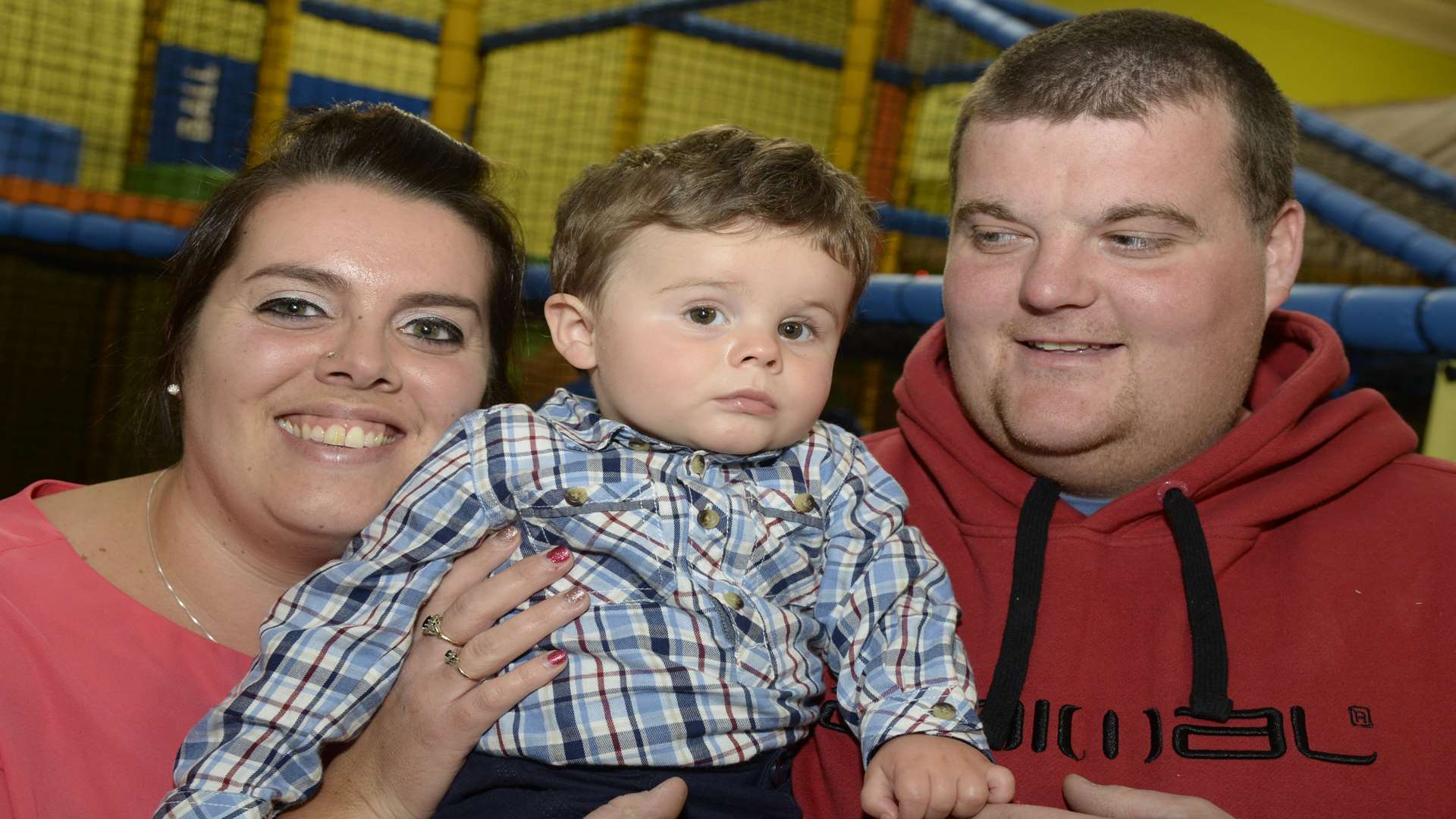 Parents Kate and Michael Quinn with their son Kian, winner of Thanet Extra's Cute Kids competition
