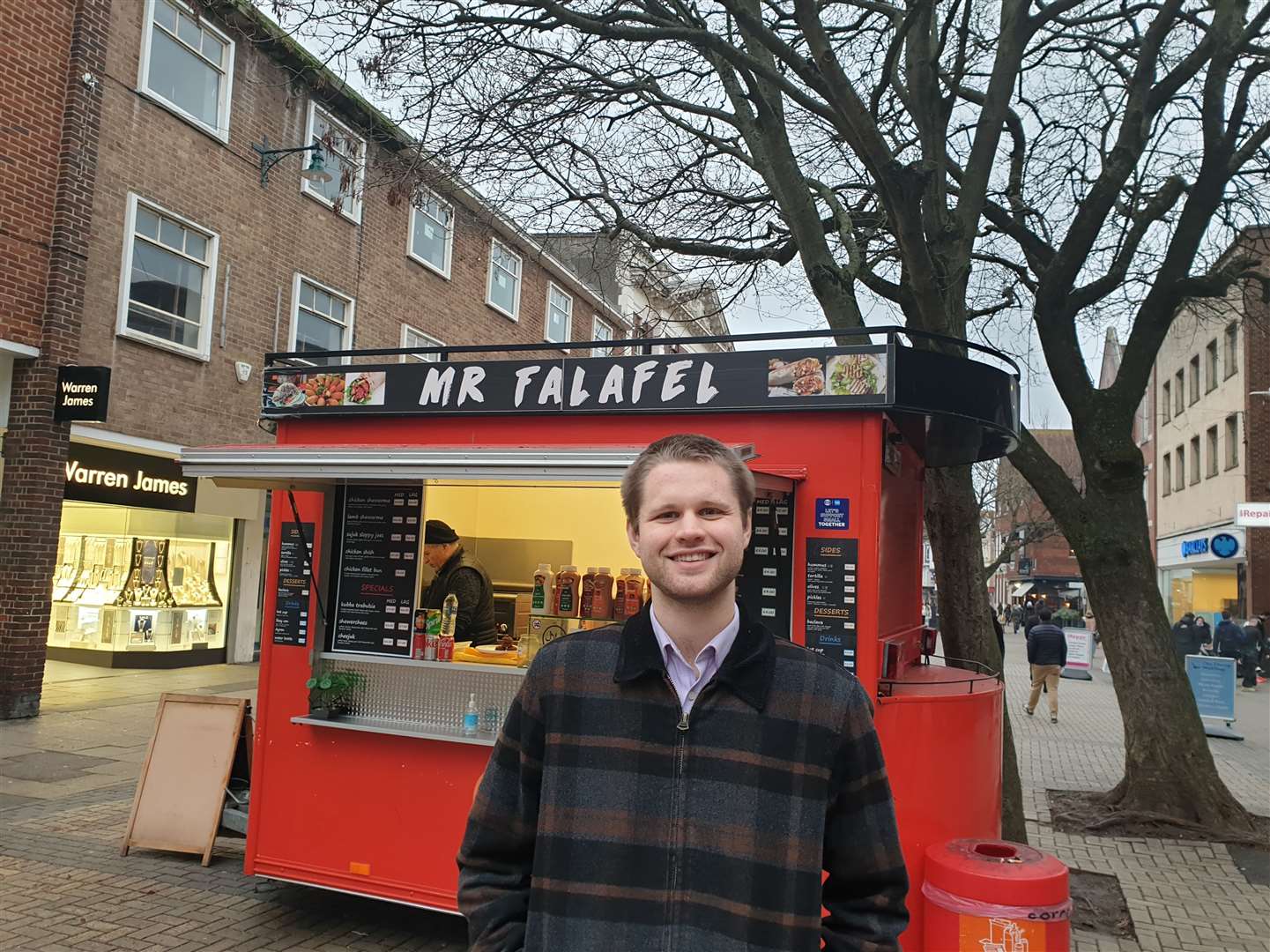 Our reporter Jack Dyson visited Mr Falafel in Canterbury this week