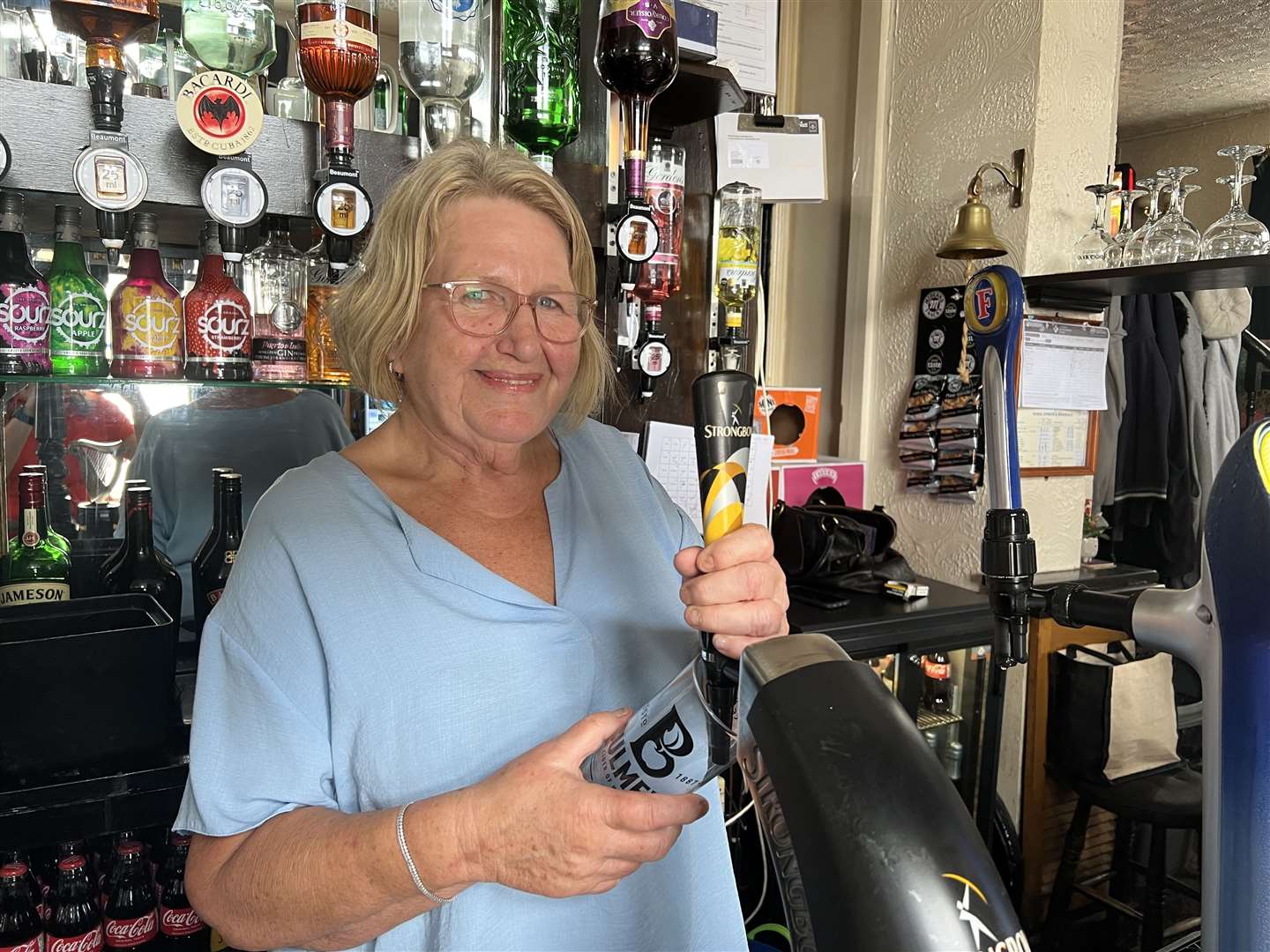 Carol, manager of The Crown in Perry Street
