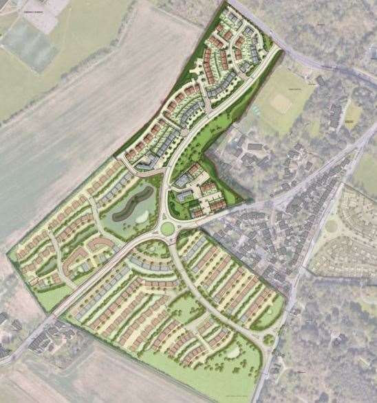 The site plan shows the full proposed project after three phases. Picture: Places for People