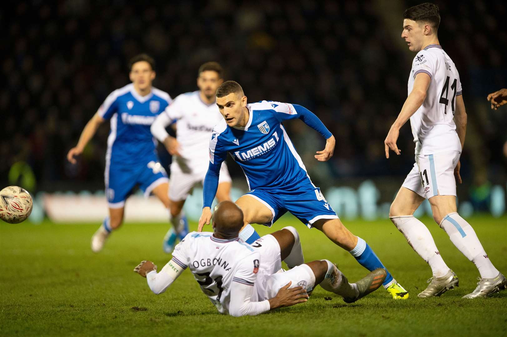 Gillingham could have a behind closed doors match against West Ham United to prepare for a restart Picture: Ady Kerry