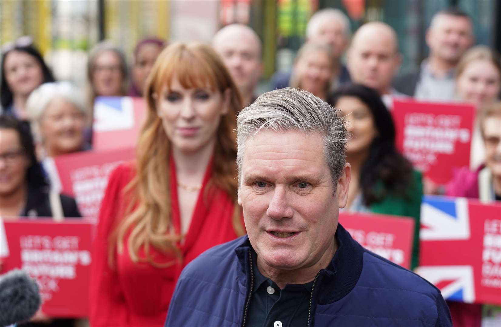 Labour Party leader Sir Keir Starmer with deputy leader Angela Rayner (PA)