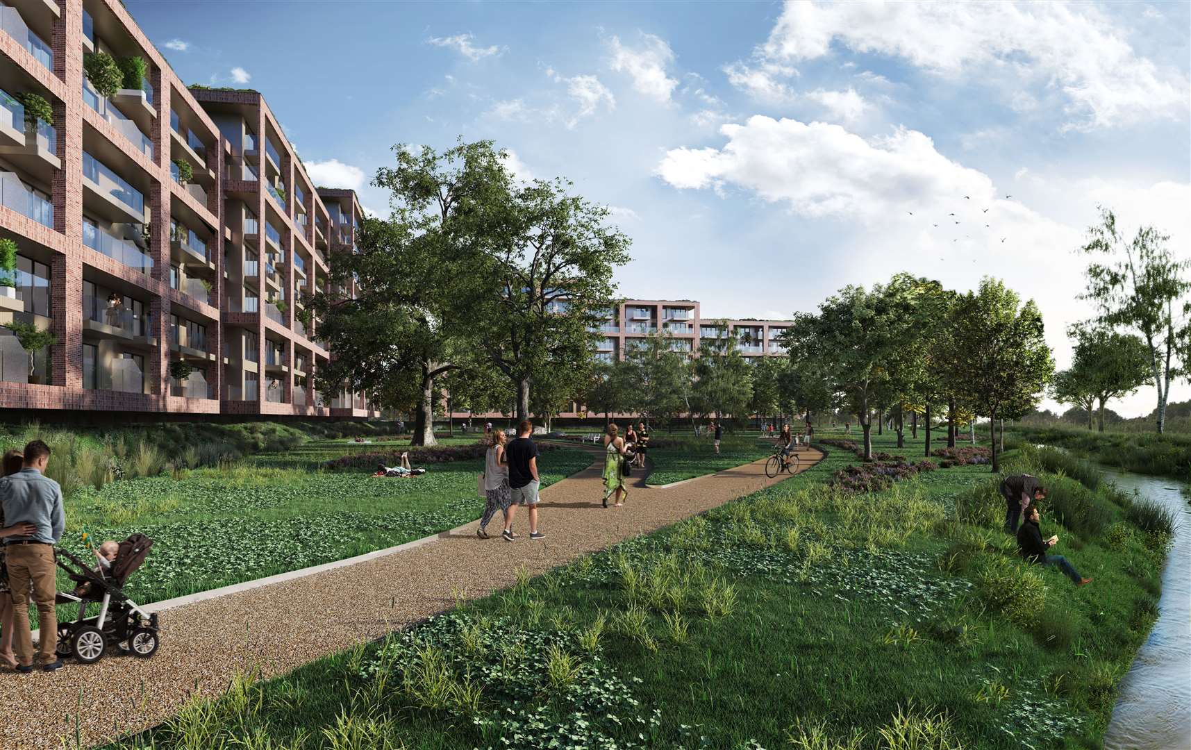 What the East Stour park development will look like if permitted. (7689805)