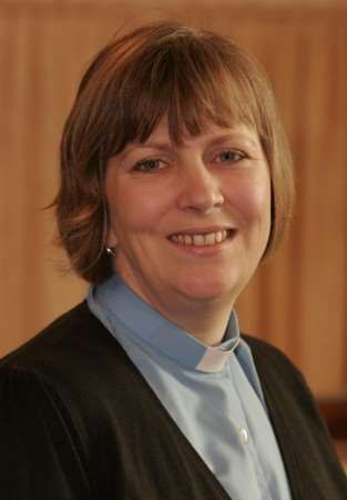 the Rev Suzanne Pattle, vicar of St Mary Magdalene, Gillingham