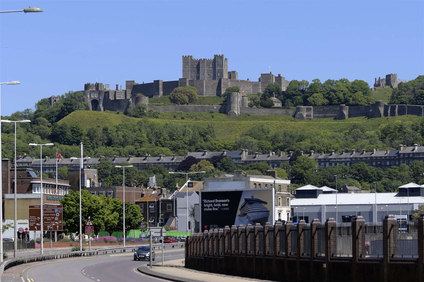 The cable car would link Dover Castle with the town. Picture: Barry Goodwin