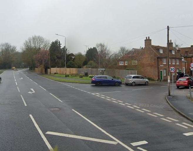 The fatal crash happened on the A20 in Charing, at its junction with the High Street. Picture: Google