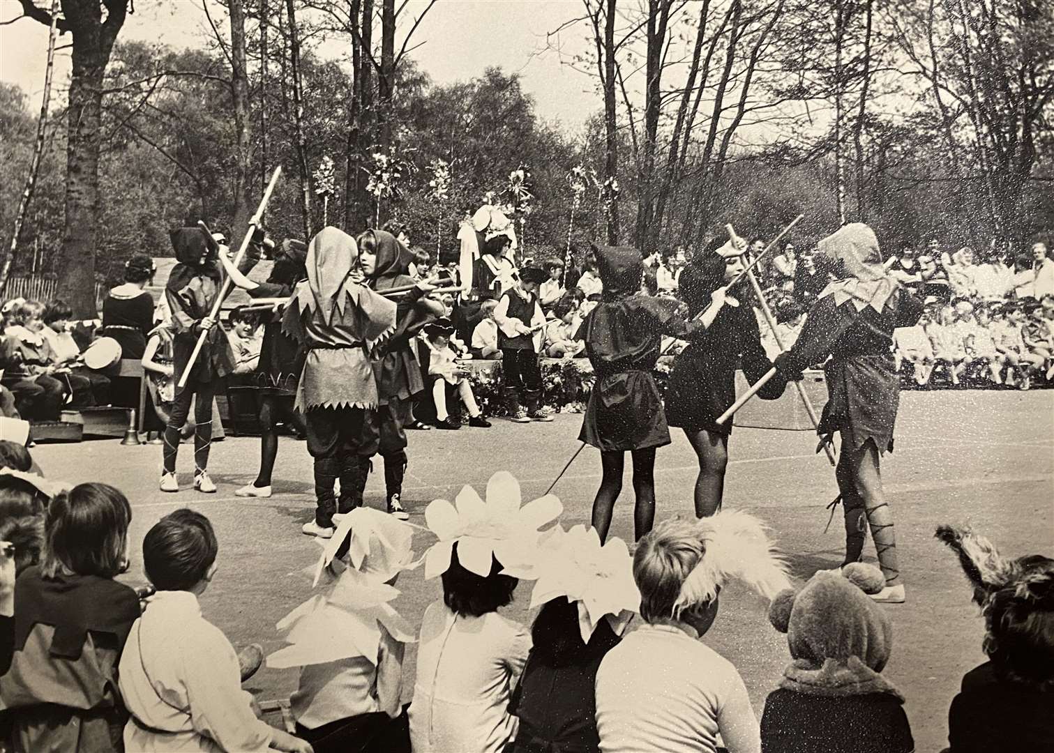 A peter pan performance in 1979. Picture supplied by: Vigo Village School