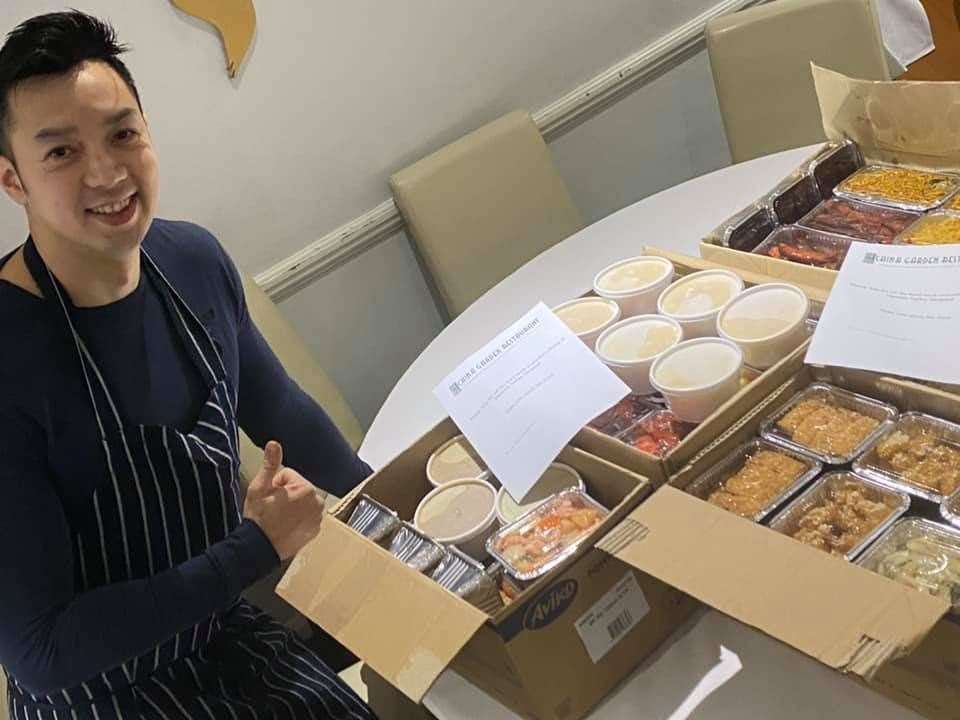 Kim Yip donated more than £600 of food to Darent Valley Hospital (32777307)