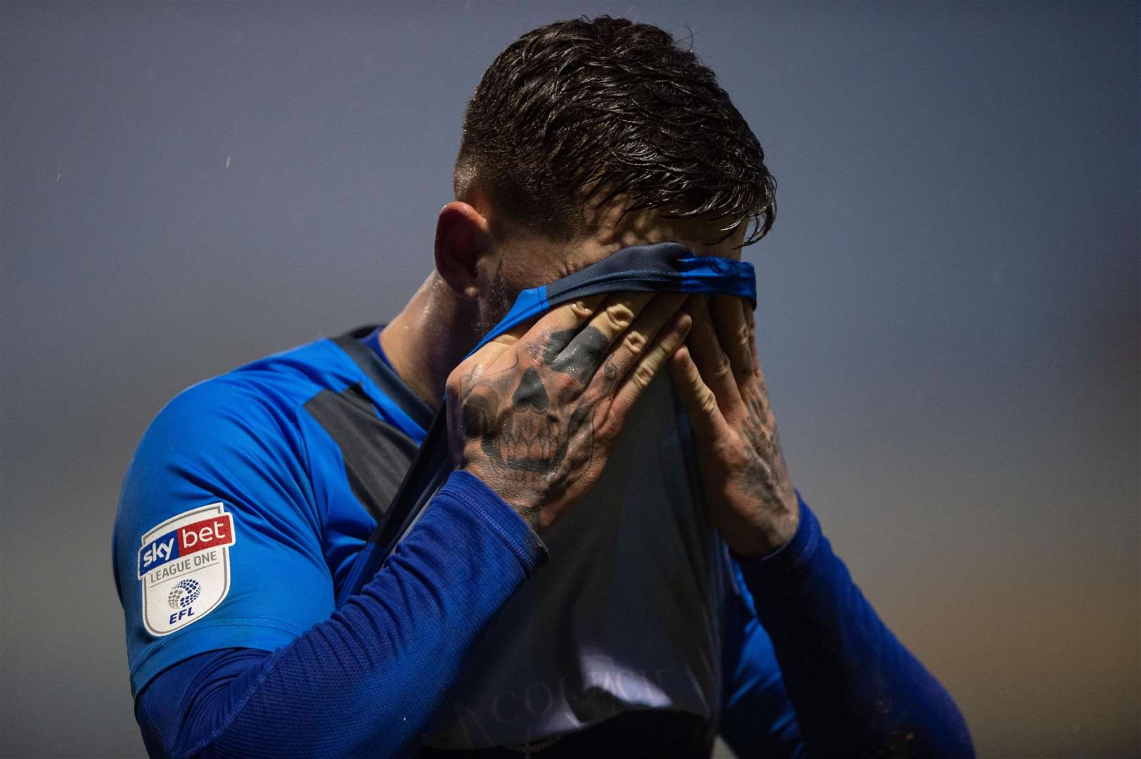 Gillingham's Darren Oldaker must force his way back into the team Picture: Ady Kerry
