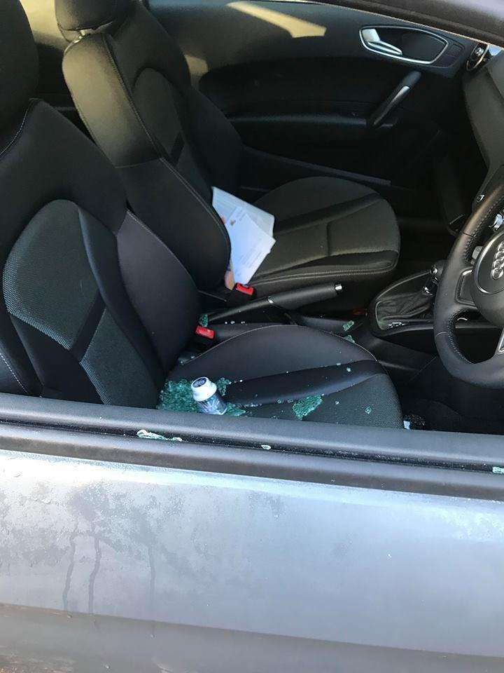 Another car window was smashed in St Andrew's Close, Canterbury on October 16 (5795758)