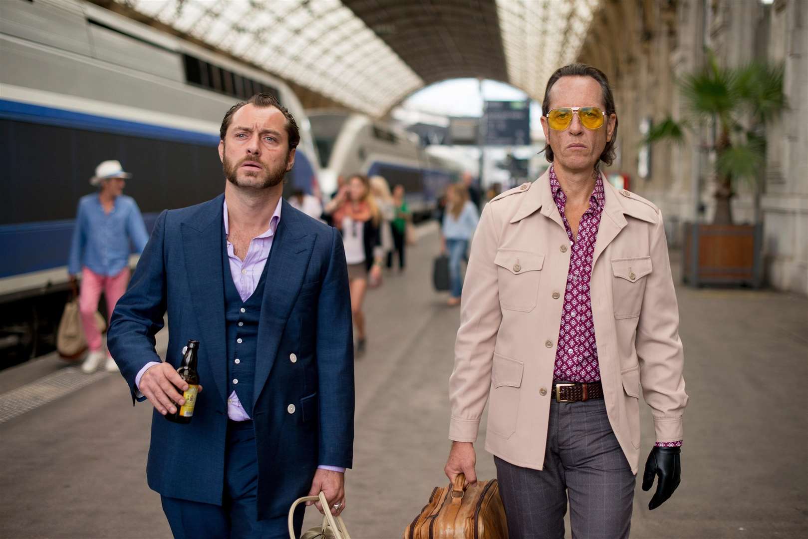 Dom Hemingway, with Jude Law as Dom Hemingway and Richard E.Grant as Dickie. Picture: PA Photo/Lionsgate Publicity
