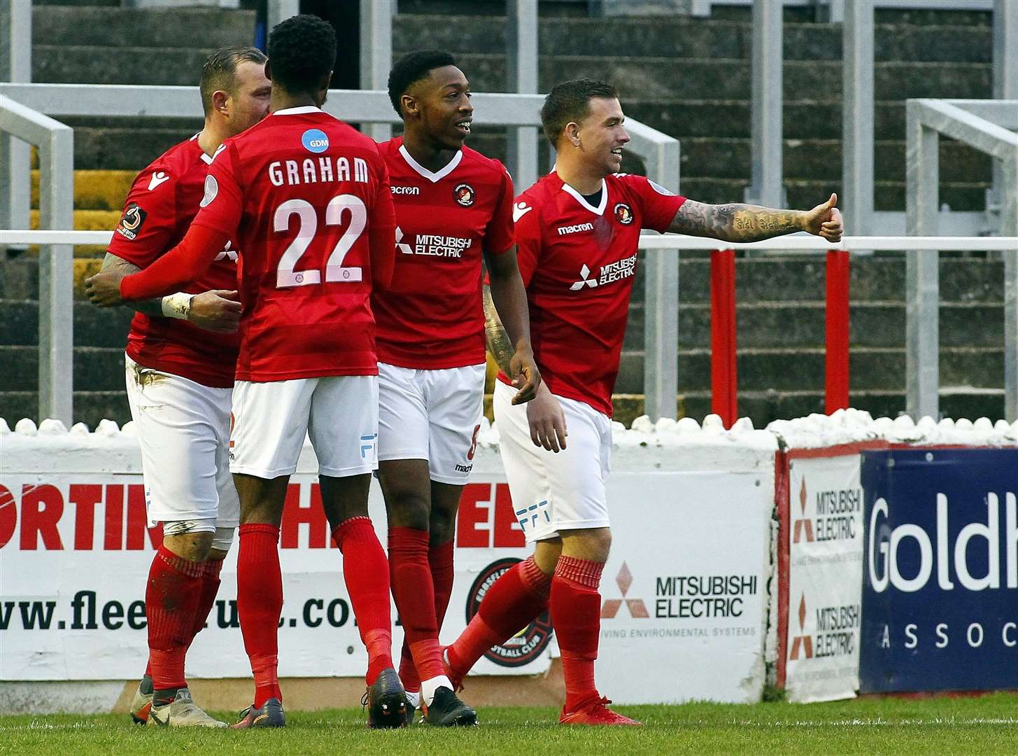 Ebbsfleet are the form team in the National League Picture: Sean Aidan