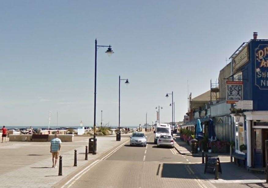 A man has been charged with attempted murder after a woman was stabbed in Central Parade, Herne Bay. Picture: Google