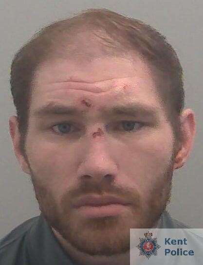 Tonbridge man Dale Pearson was jailed for a number of burglaries in Maidstone. Picture: Kent Police