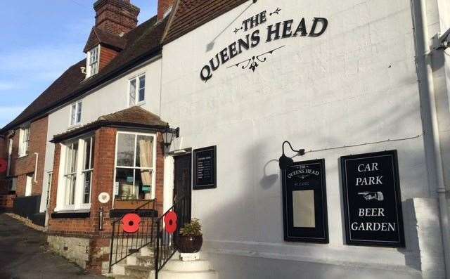 Secret Drinker gave the Queen’s Head in Sutton Valence, winner of Pub of the Year, the thumbs up on a previous visit. Picture: Secret Drinker