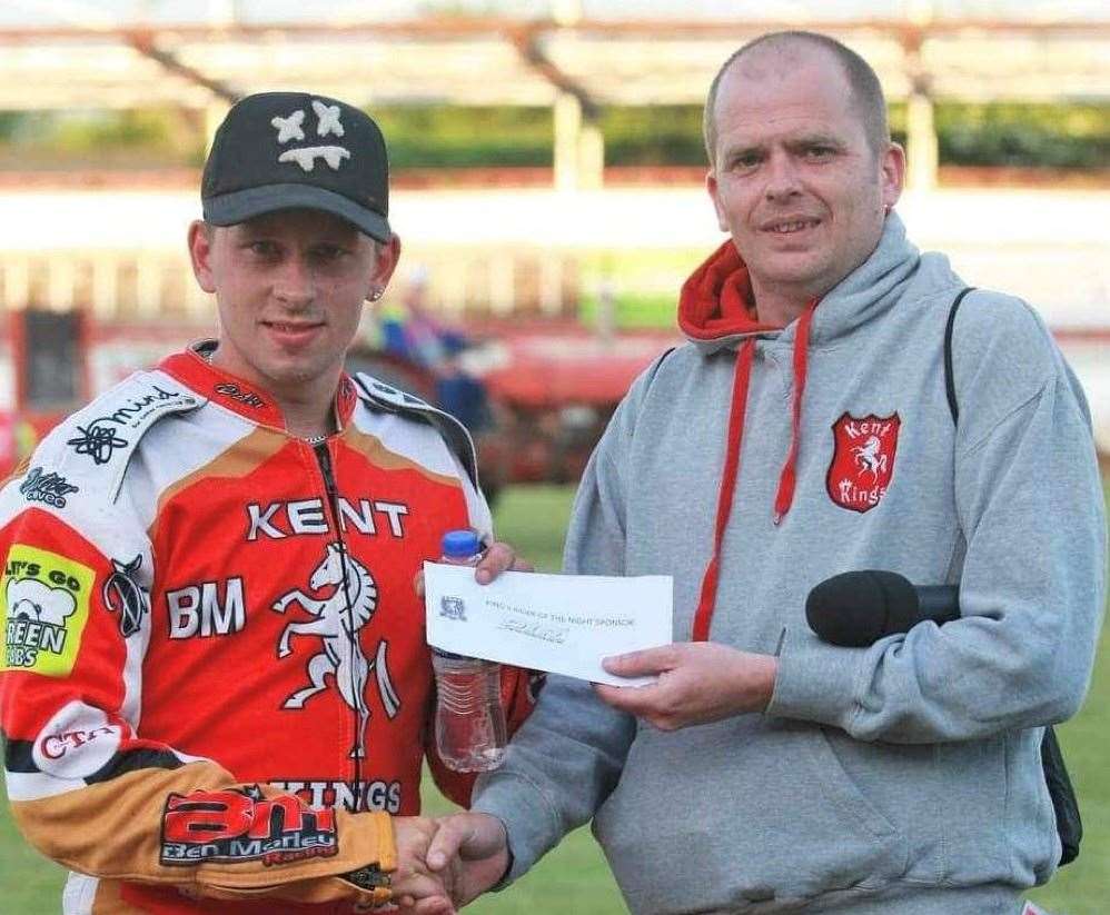 Kent Kings' team manager Ben Clifton, right, alongside team No.1 Ben Morley Picture: Geoff Young
