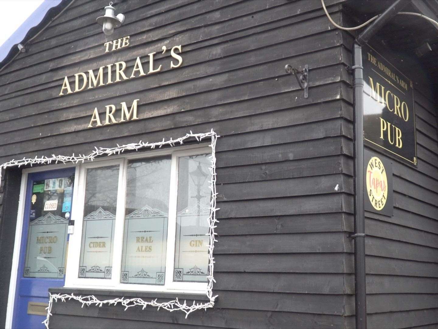 The Amiral's Arm micropub in Queenborough