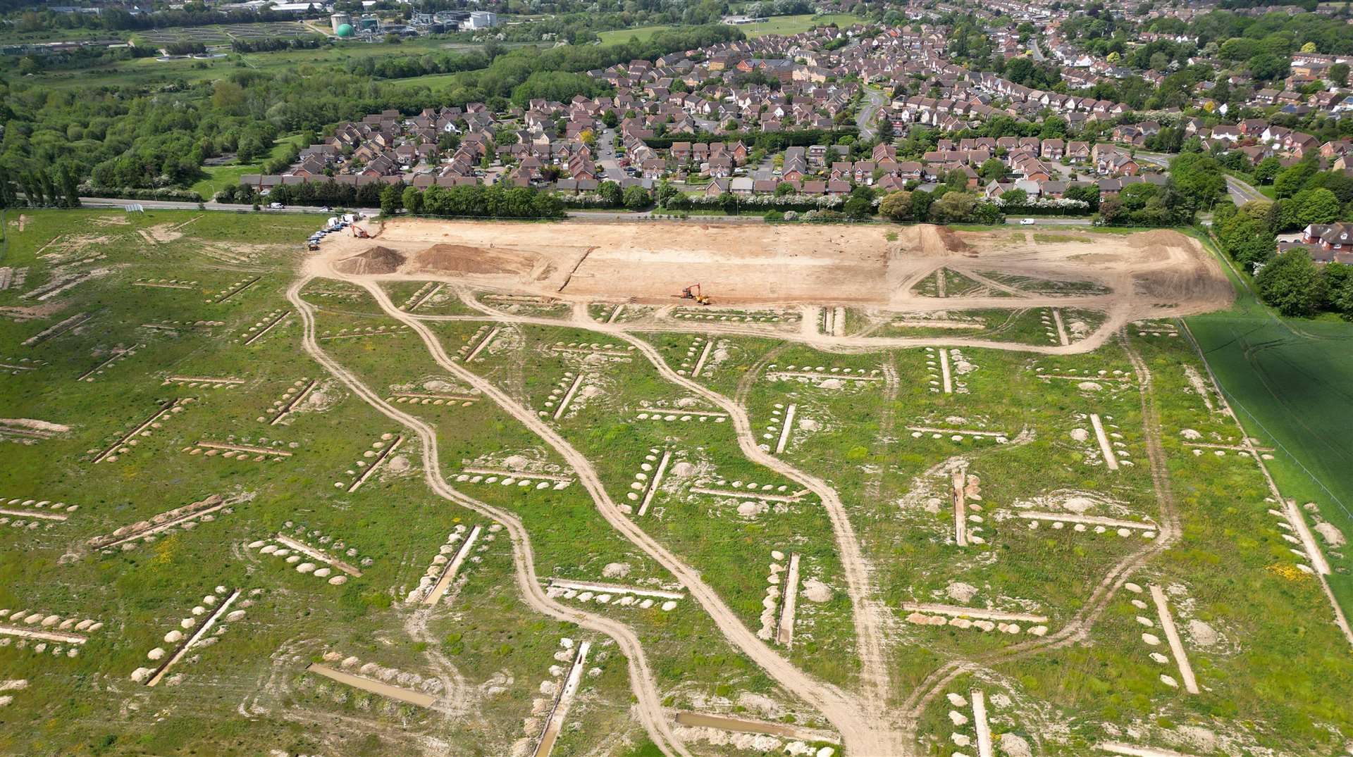 Land adjacent to Willesborough Road, Ashford, is being developed by Redrow. Picture: Barry Goodwin
