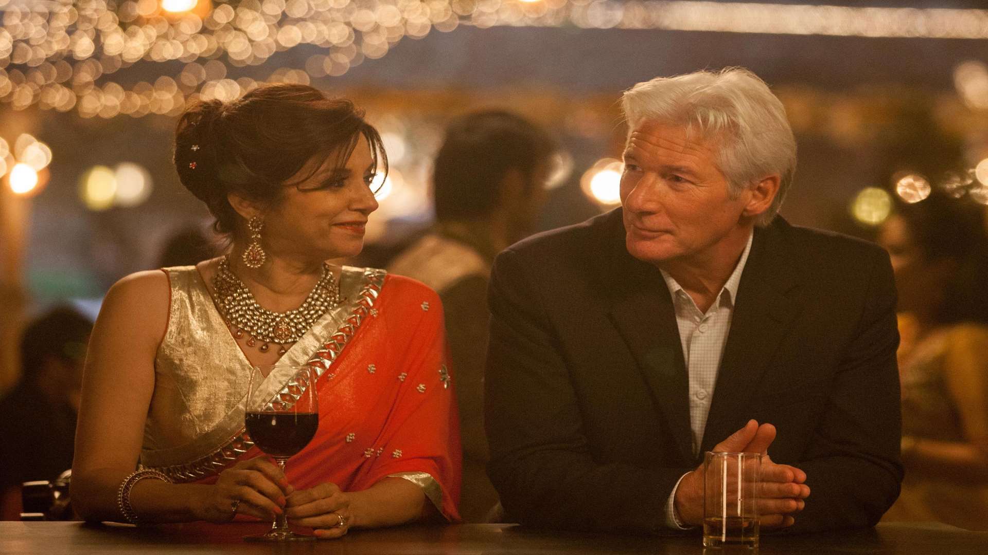 The Second Best Exotic Marigold Hotel, with Lillete Dubey as Mrs Kapoor and Richard Gere as Guy Chambers. Picture: PA Photo/Laurie Sparham/Twentieth Century Fox