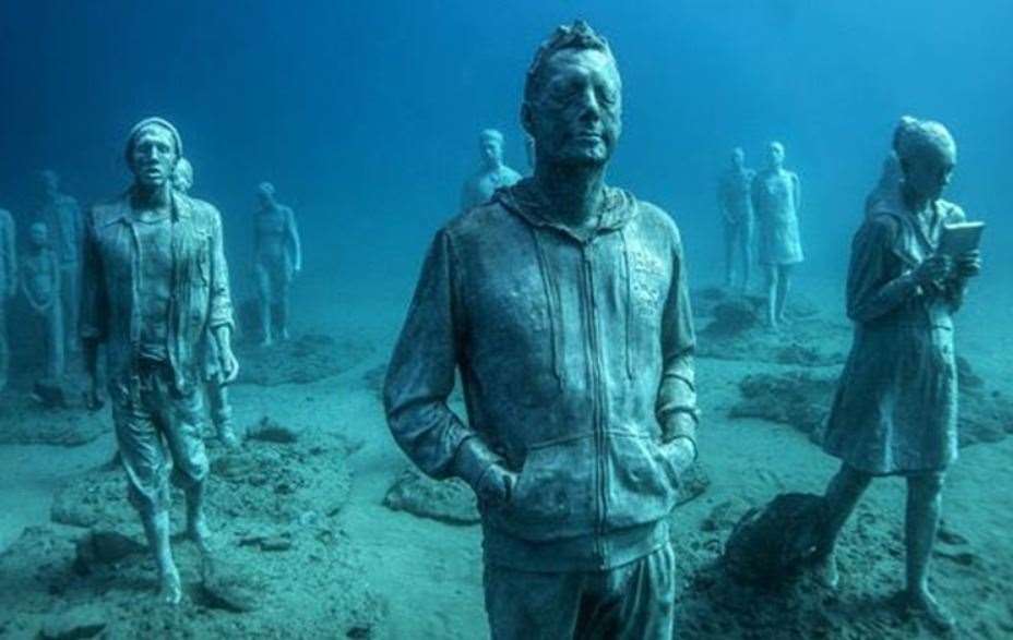 Some of the sculptor's work. Picture: Jason deCaires Taylor (11594311)