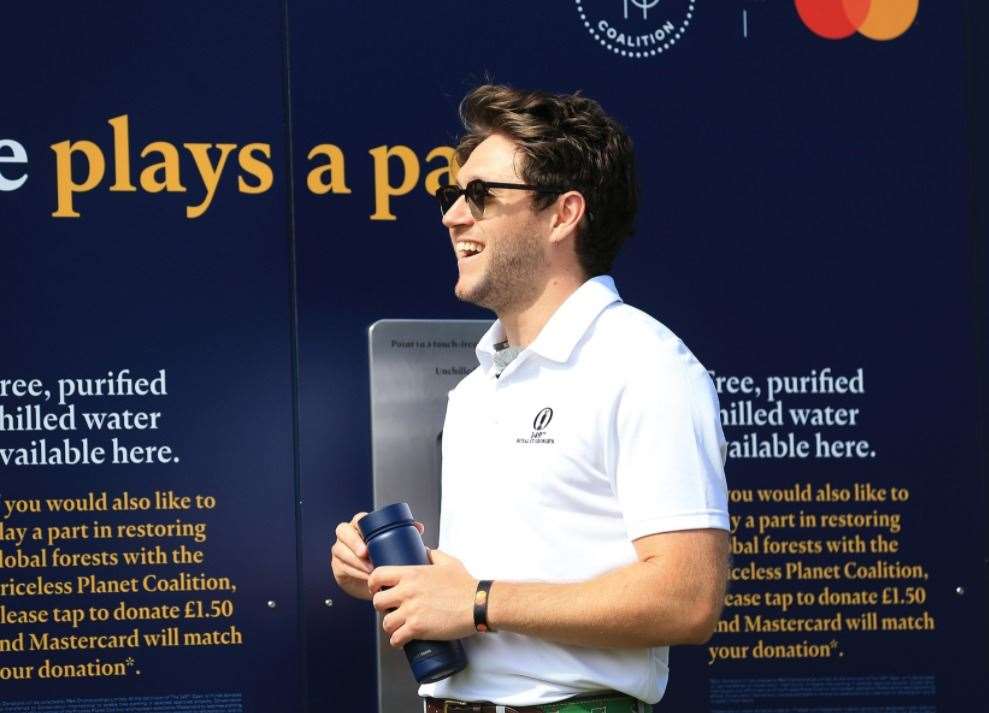 One Direction's Niall Horan at The Open. Picture: The Open/R&A