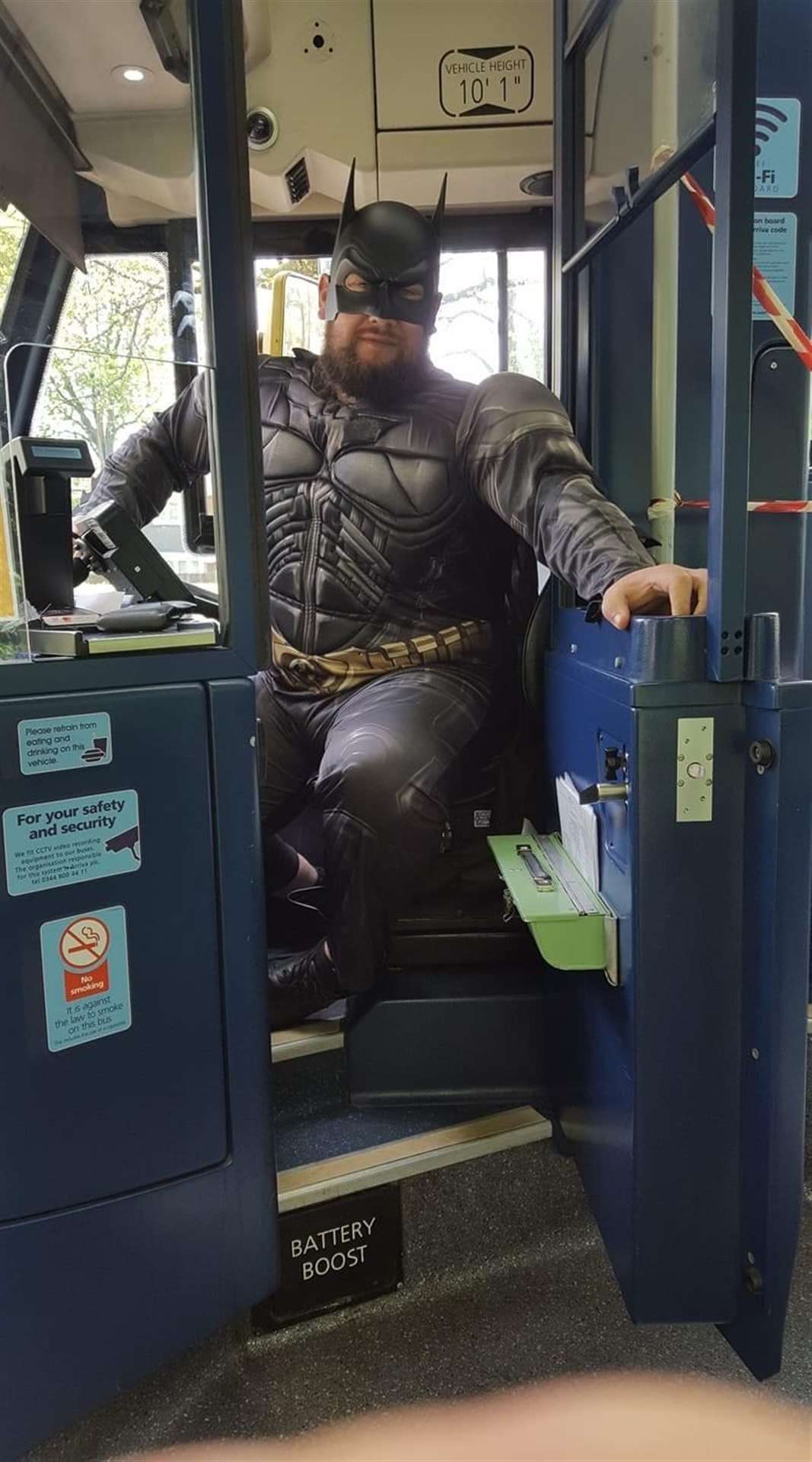 Chatham residents were driven around by Batman on a bus last week